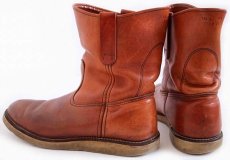 画像2: 80s USA製 REDWINGレッドウイング 866 犬タグ アイリッシュセッター ペコスブーツ 赤茶 10.5E (2)