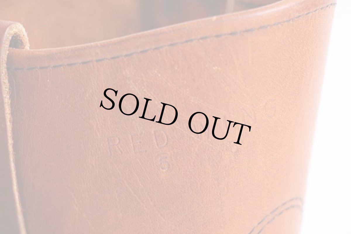 画像5: 80s USA製 REDWINGレッドウイング 866 犬タグ アイリッシュセッター ペコスブーツ 赤茶 9 (5)