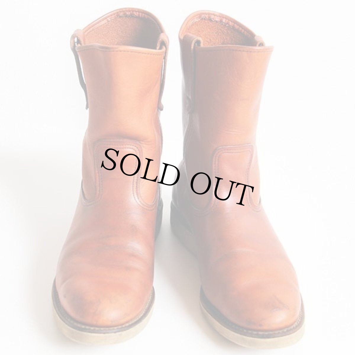 画像3: 80s USA製 REDWINGレッドウイング 866 犬タグ アイリッシュセッター ペコスブーツ 赤茶 9 (3)