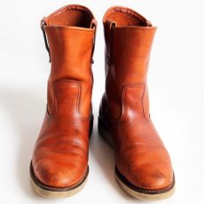 画像3: 80s USA製 REDWINGレッドウイング 866 犬タグ アイリッシュセッター ペコスブーツ 赤茶 9 (3)