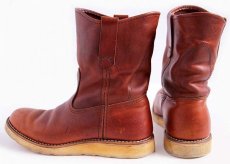 画像2: 70s USA製 REDWINGレッドウイング 866 犬タグ アイリッシュセッター ペコスブーツ 赤茶 7.5D (2)