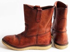 画像2: 80s USA製 REDWINGレッドウイング 866 犬タグ アイリッシュセッター ペコスブーツ 赤茶 9.5D★B (2)