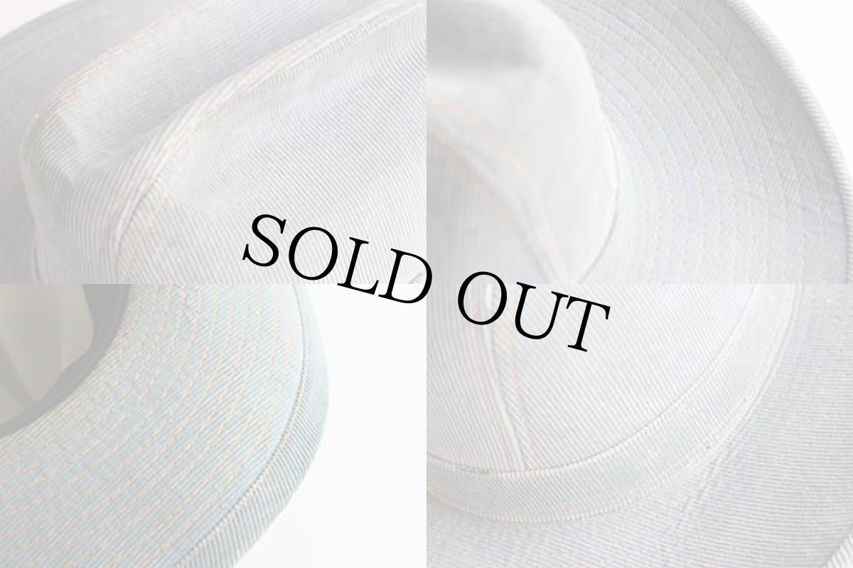 画像6: 70s USA製 Levi'sリーバイス コーデュロイ カウボーイハット 水色 7 1/4 (6)