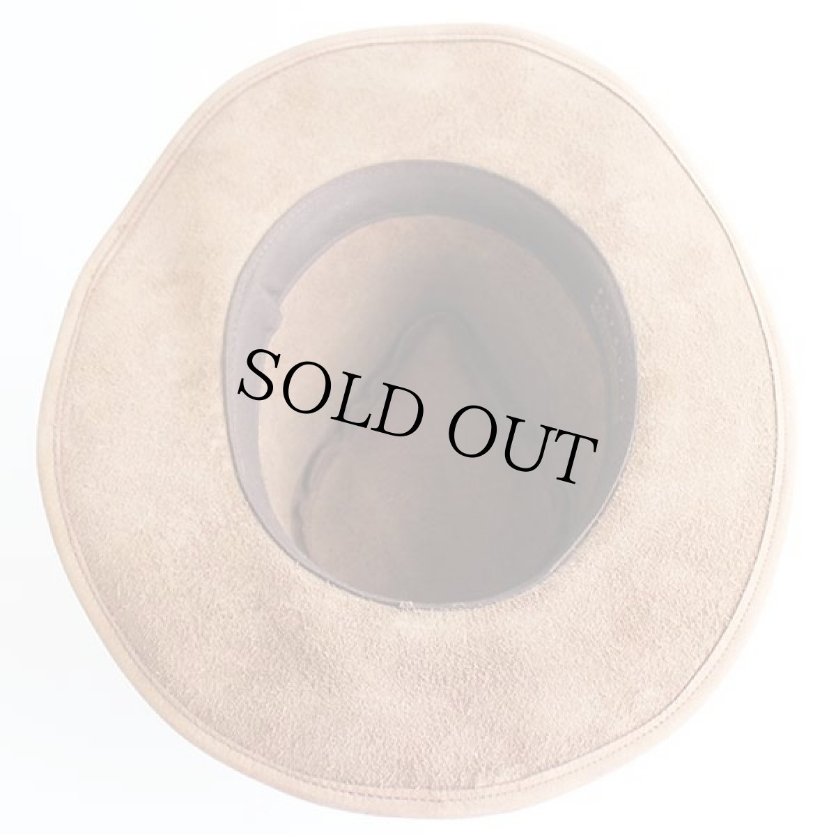 画像4: USA製 RENEGADE ヌバックレザー カウボーイハット グレーブラウン M (4)