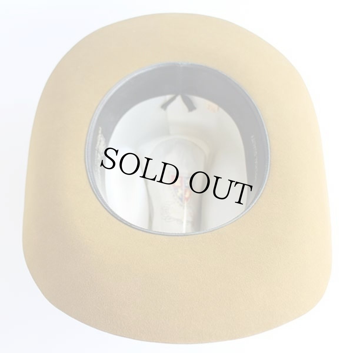 画像3: ビンテージ WORMSER フェルト カウボーイハット オリーブ 7 1/4 (3)