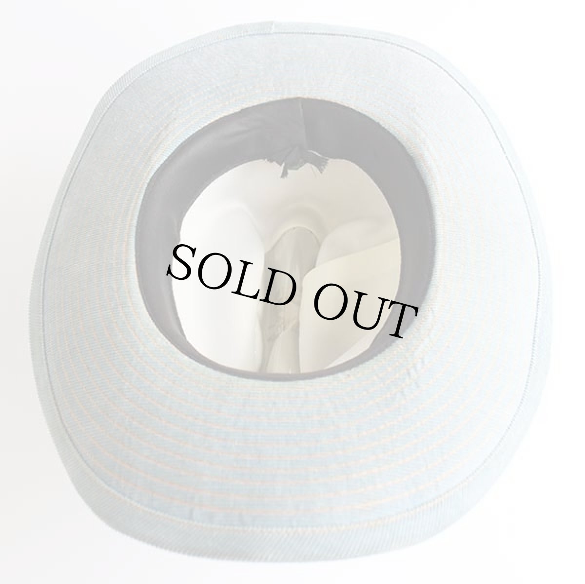 画像4: 70s USA製 Levi'sリーバイス コーデュロイ カウボーイハット 水色 7 1/4 (4)