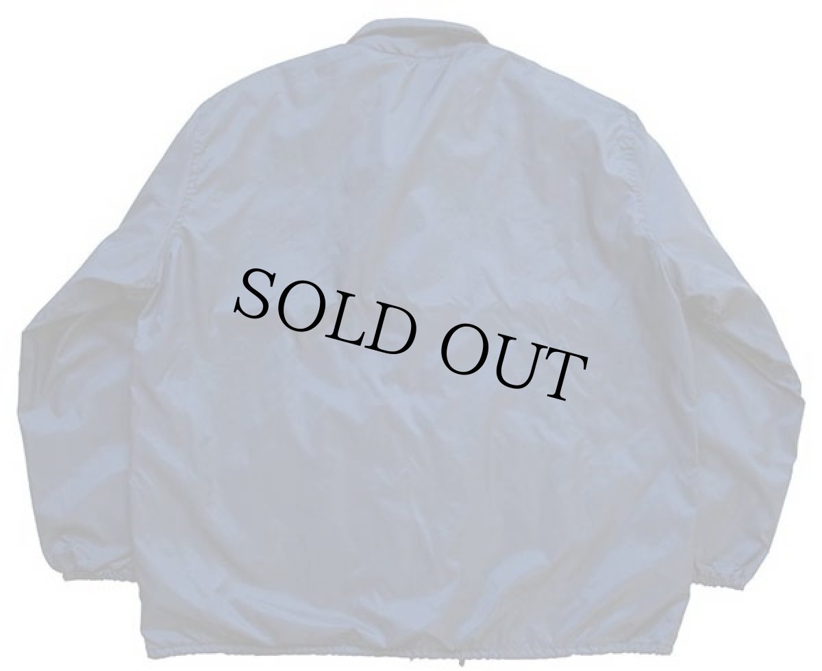 画像2: 80s USA製 Pla-Jac 無地 ナイロン コーチジャケット 紺 XL (2)