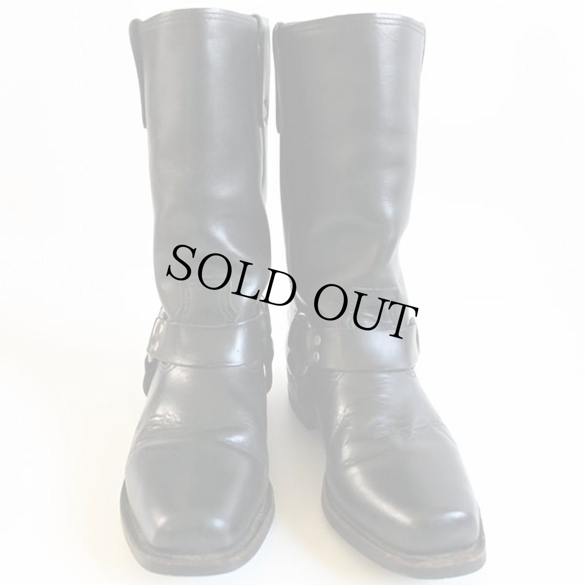 画像3: 90s USA製 Workn' Sport レザー リングブーツ 黒 10D (3)