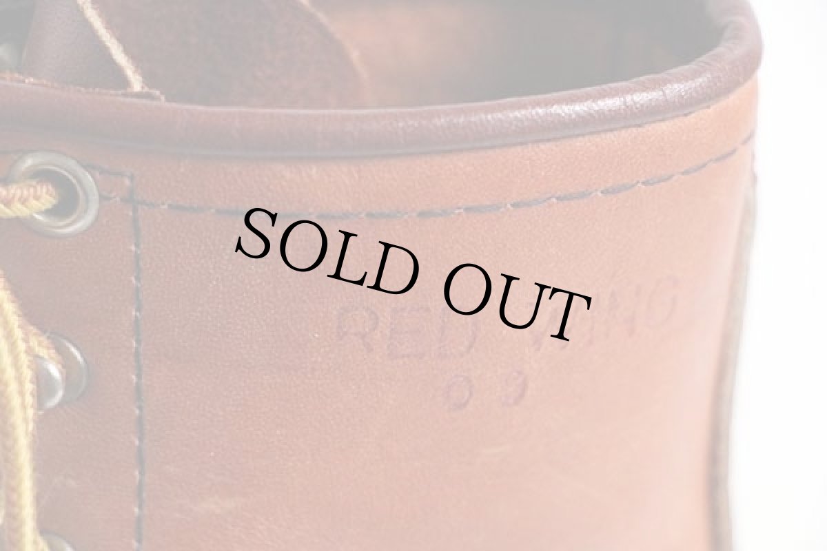 画像5: 80s USA製 REDWINGレッドウイング 899 犬タグ アイリッシュセッター ブーツ 赤茶 7C (5)