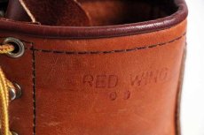 画像5: 80s USA製 REDWINGレッドウイング 899 犬タグ アイリッシュセッター ブーツ 赤茶 7C (5)