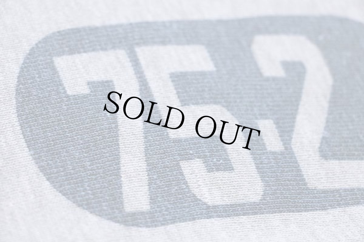 画像5: 70s USA製 Championチャンピオン 単色タグ CLARK 染み込みプリント リバースウィーブ スウェットパーカー 杢グレー S (5)