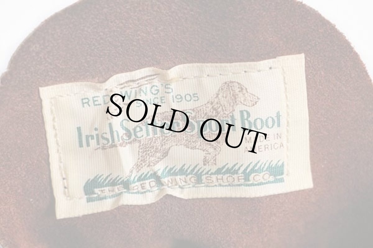 画像4: 80s USA製 REDWINGレッドウイング 899 犬タグ アイリッシュセッター ブーツ 赤茶 7C (4)