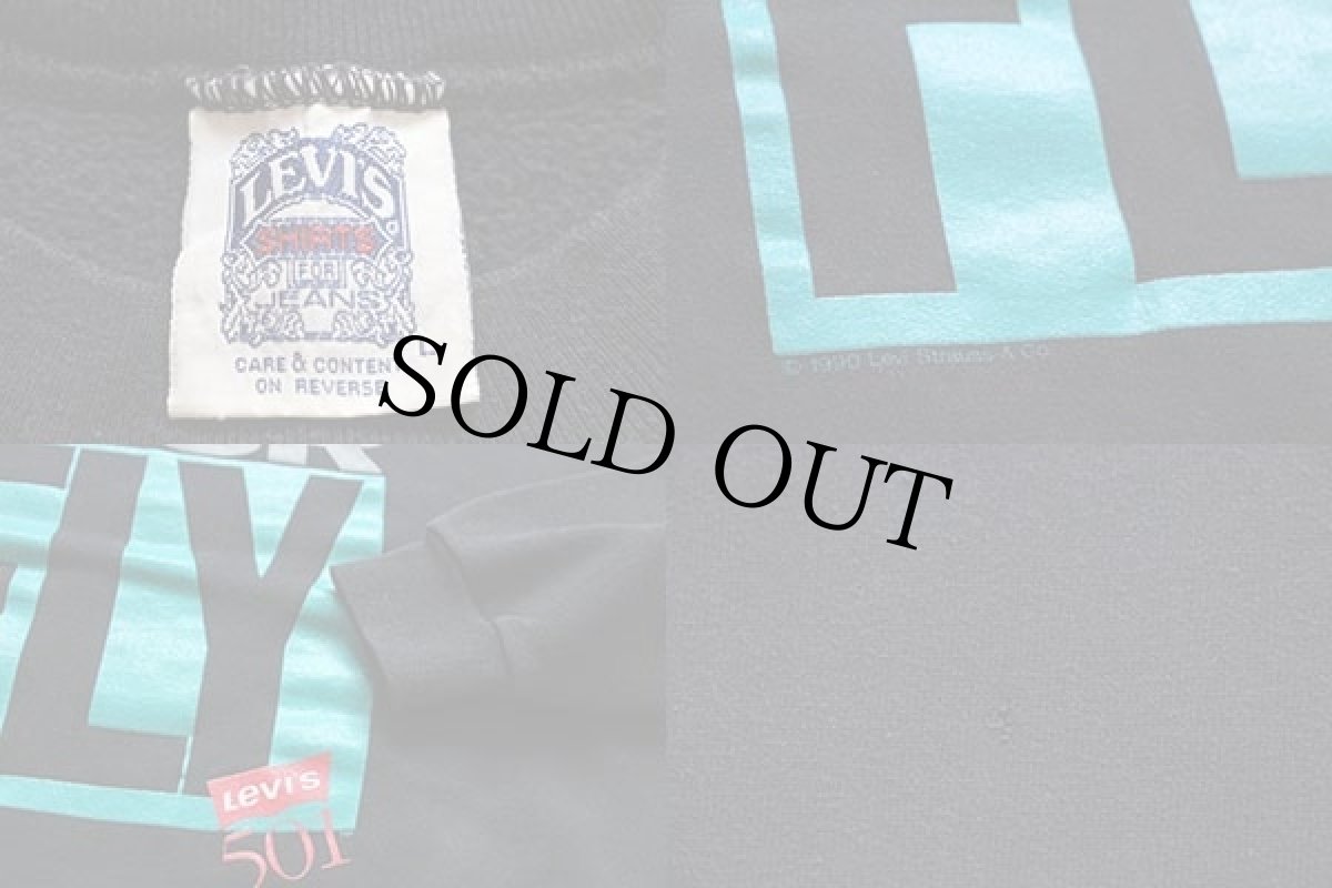 画像3: 90s USA製 Levi'sリーバイス 501 BUTTON YOUR FLY スウェット 黒 L (3)