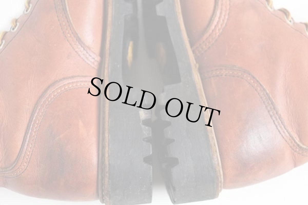 画像9: 80s USA製 REDWINGレッドウイング 899 犬タグ アイリッシュセッター ブーツ 赤茶 7C (9)