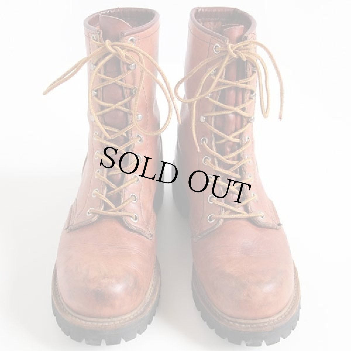 画像3: 80s USA製 REDWINGレッドウイング 899 犬タグ アイリッシュセッター ブーツ 赤茶 7C (3)