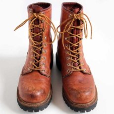 画像3: 80s USA製 REDWINGレッドウイング 899 犬タグ アイリッシュセッター ブーツ 赤茶 7C (3)