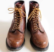 画像3: 90s USA製 REDWINGレッドウイング 1212 シンサレートライナー ワークブーツ 茶 13D (3)