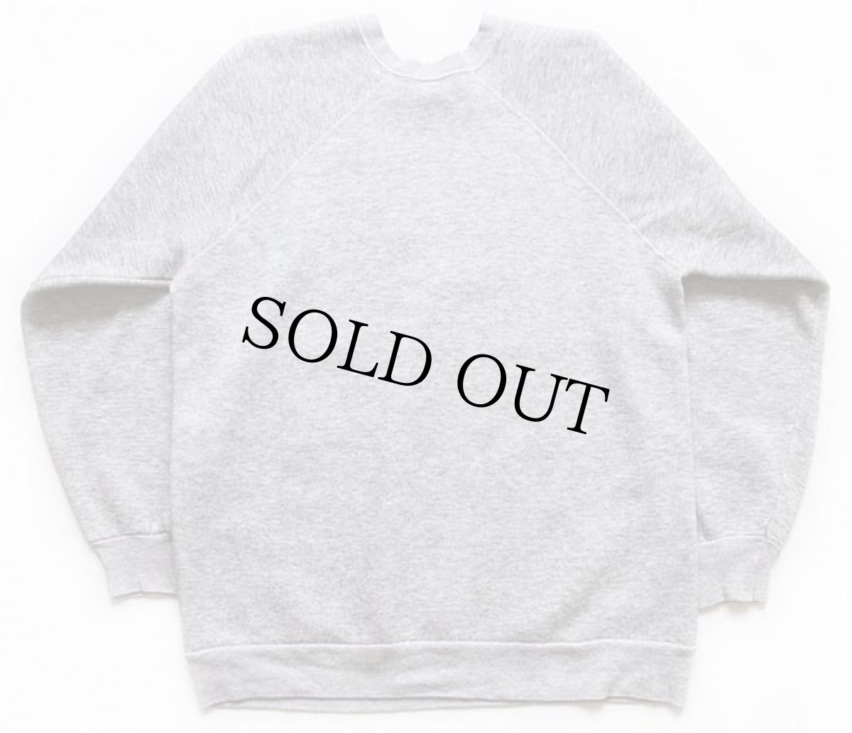 画像2: 80s USA製 Championチャンピオン HARVARD MEDICAL 染み込みプリント スウェット 杢グレー XL (2)