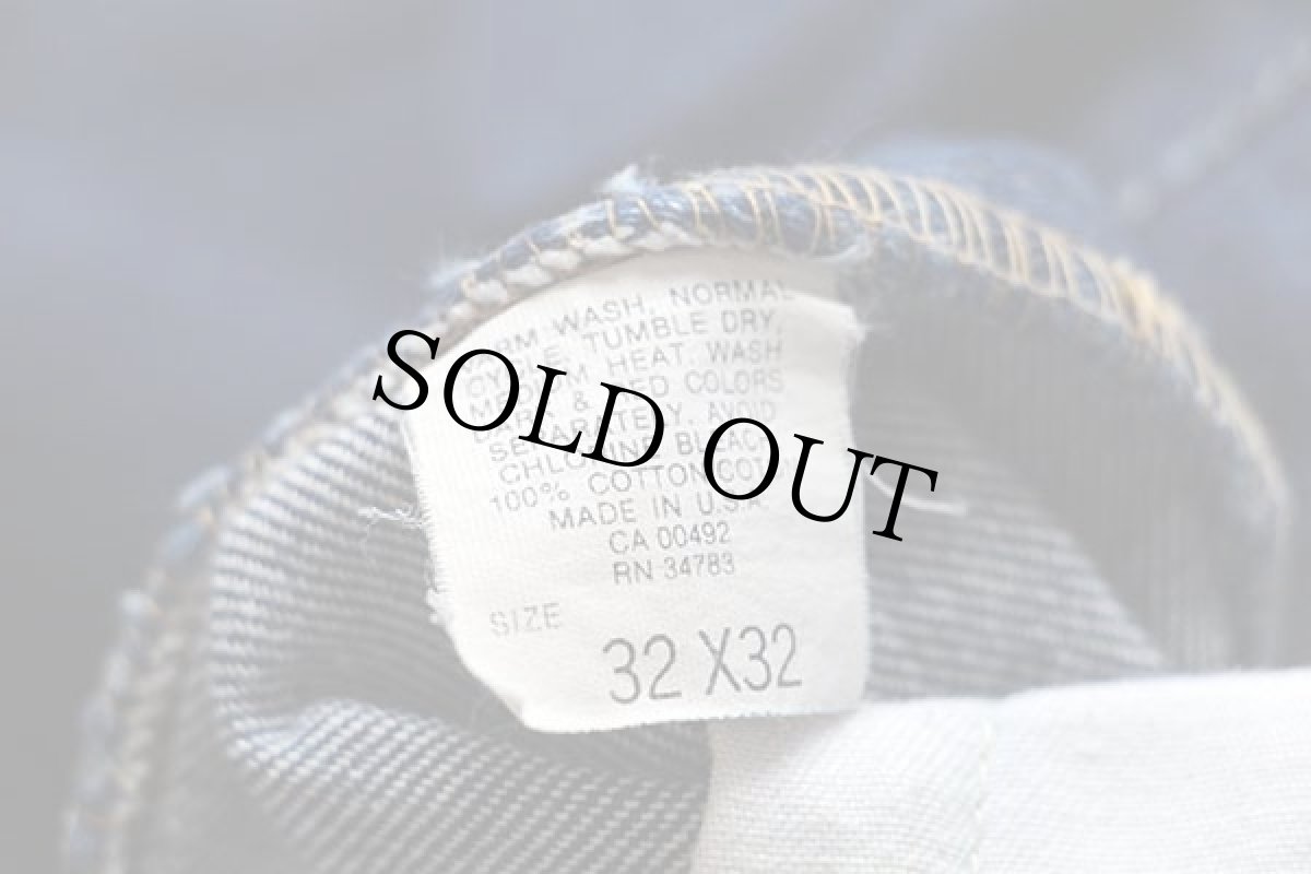 画像4: 80s USA製 Leeリー 200-3541 デニム ロガーパンツ w32 L32★BOSS OF THE ROAD (4)