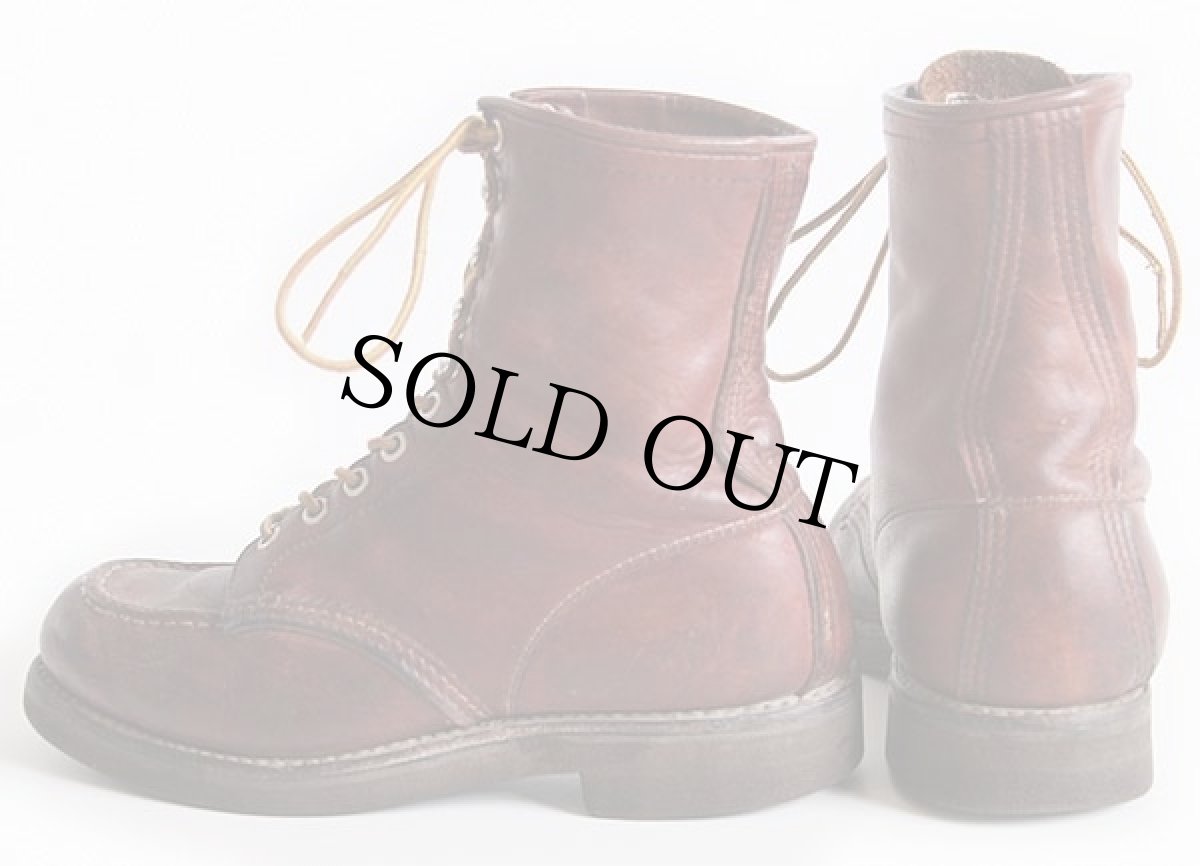 画像2: 80s USA製 REDWINGレッドウイング ワークブーツ 赤茶 6EE (2)