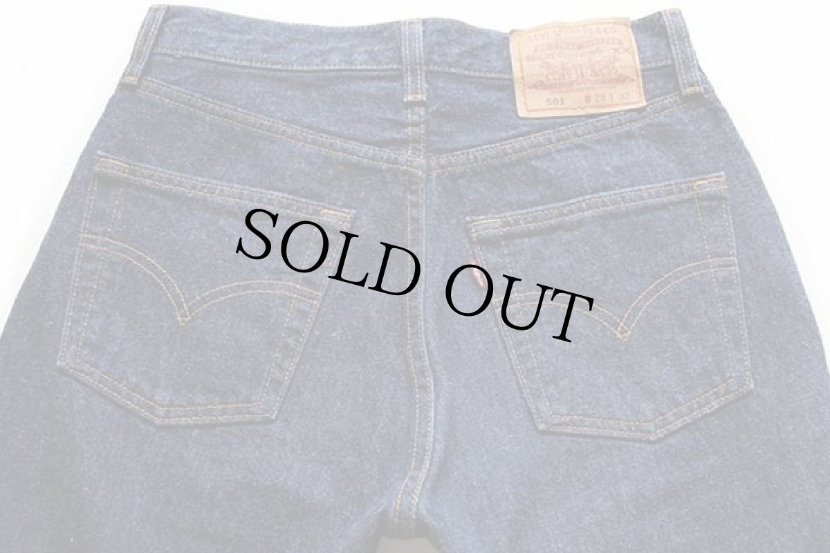 画像4: 90s USA製 Levi'sリーバイス 501 デニムパンツ w28 L32 (4)
