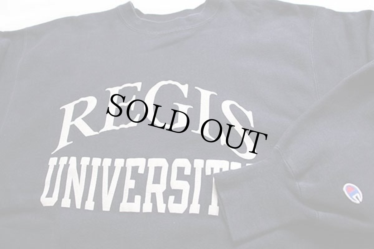 画像3: 90s メキシコ製 Championチャンピオン REGIS UNIVERSITY リバースウィーブ スウェット 紺 XXL (3)