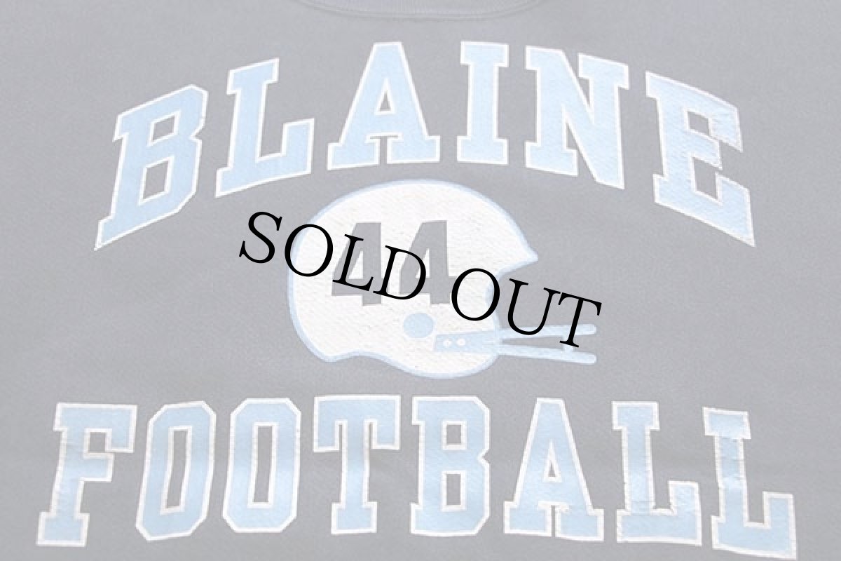 画像3: 90s Championチャンピオン BLAINE 44 FOOTBALL リバースウィーブ スウェット 紺 XL (3)