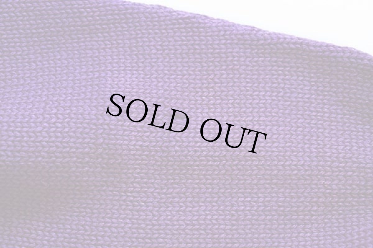 画像8: 50s NELSON KNITTING パッチ付き ウールニット レタードカーディガン 紫 フェード (8)