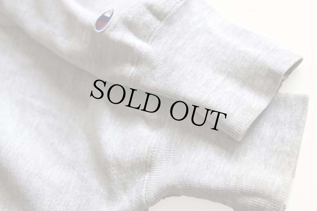 画像6: 90s USA製 Championチャンピオン Princeton University 染み込みプリント リバースウィーブ スウェット 杢グレー XL (6)