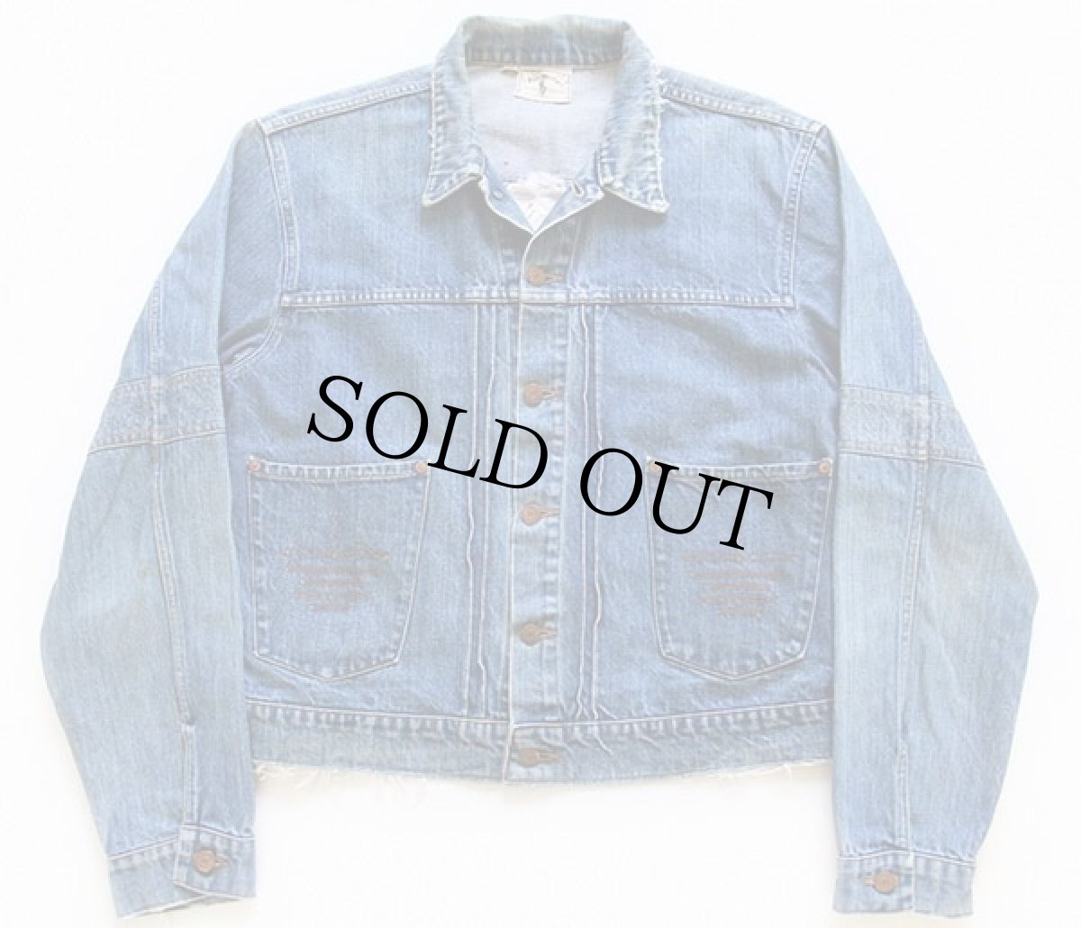 画像2: 70s Polo Western ラルフローレン デニムジャケット XL (2)