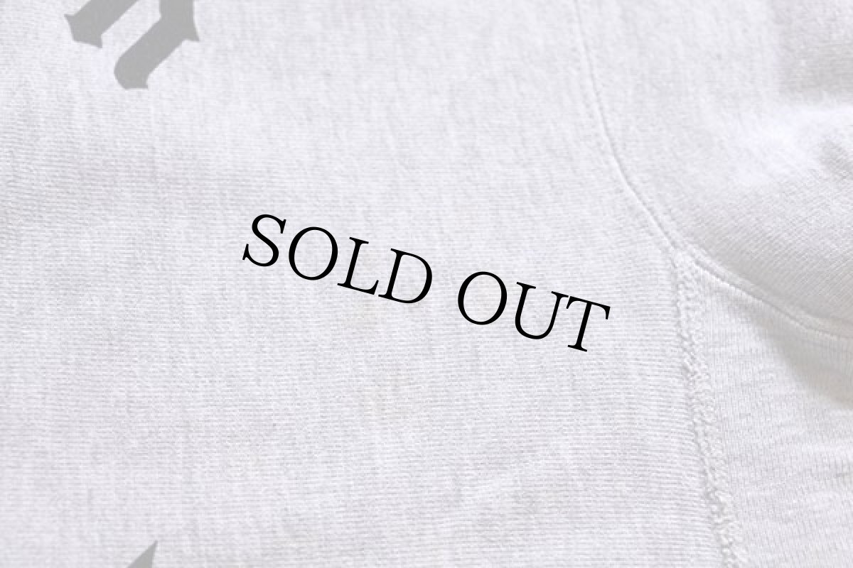 画像5: 90s USA製 Championチャンピオン Princeton University 染み込みプリント リバースウィーブ スウェット 杢グレー XL (5)