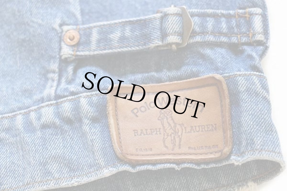 画像4: 70s Polo Western ラルフローレン デニムジャケット XL (4)