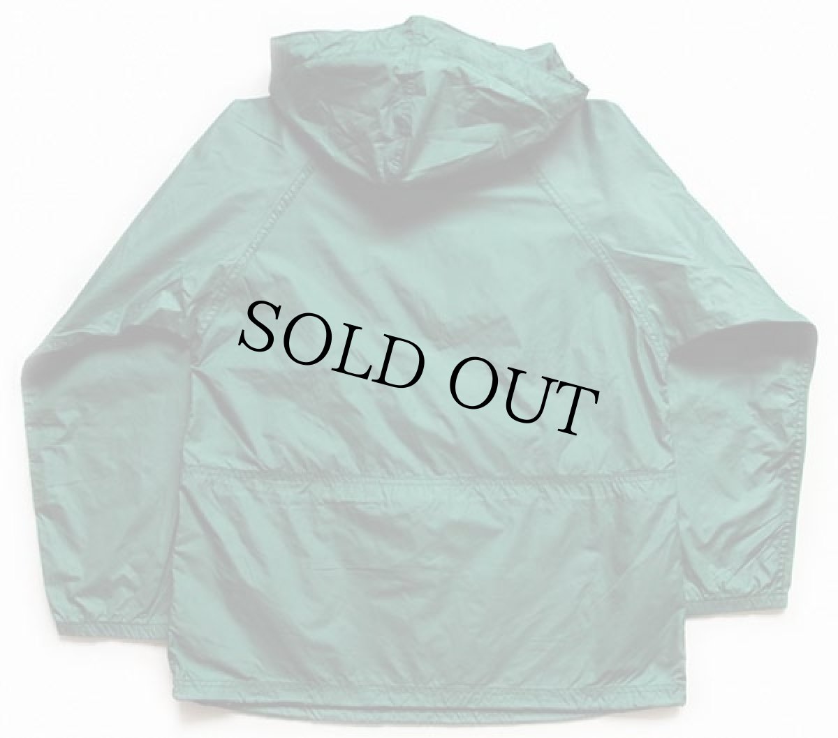 画像2: 80s USA製 L.L.Bean ナイロン アノラックパーカー 緑 (2)