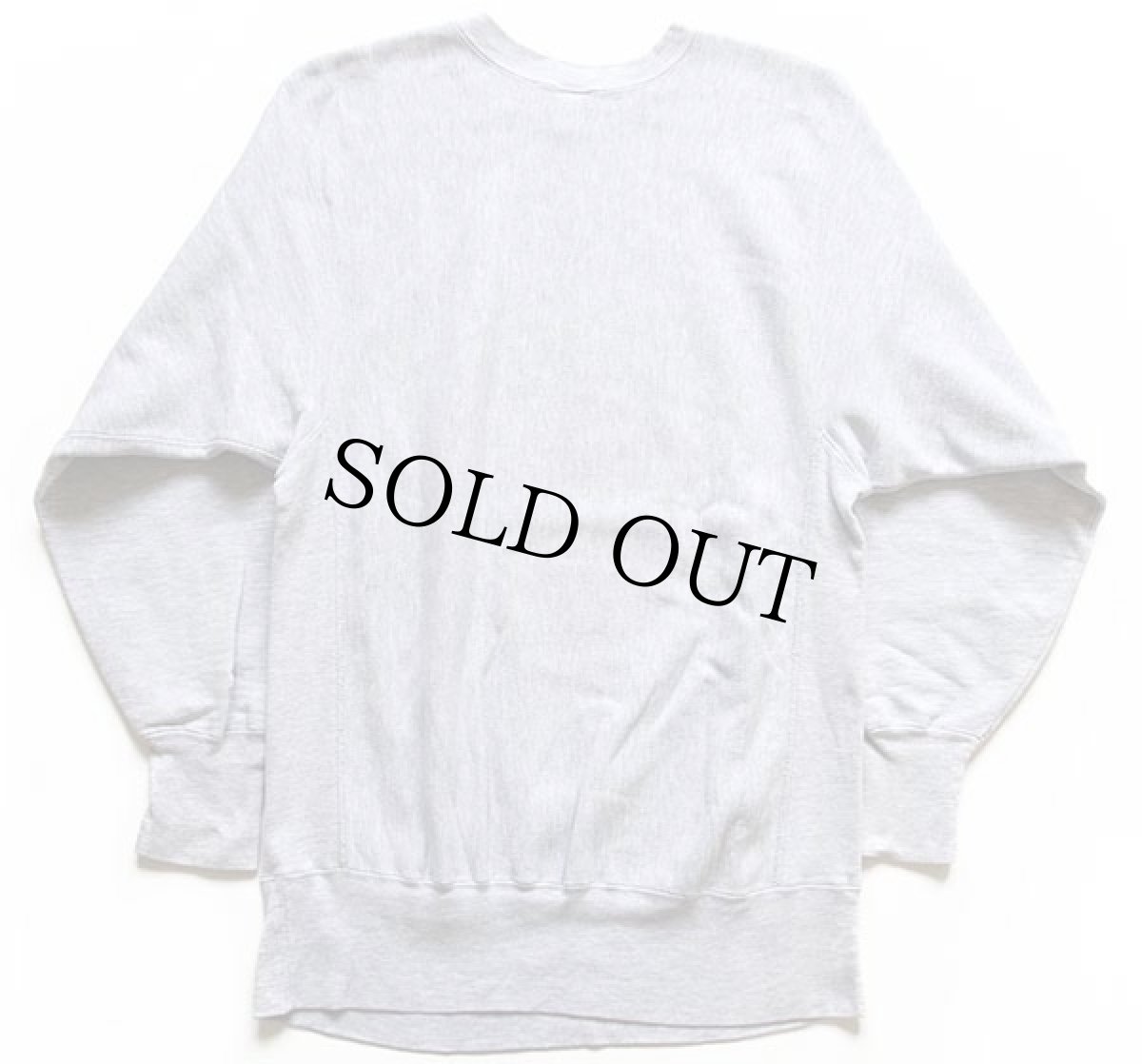 画像2: 90s USA製 Championチャンピオン Princeton University 染み込みプリント リバースウィーブ スウェット 杢グレー XL (2)