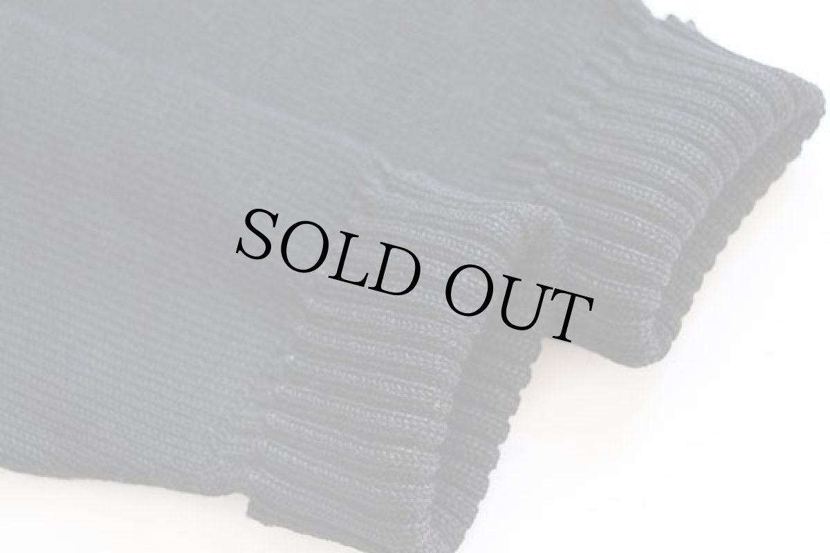 画像6: 30s SPALDINGスポルディング パッチ付き ボートネック ウールニット レタードセーター 黒 (6)