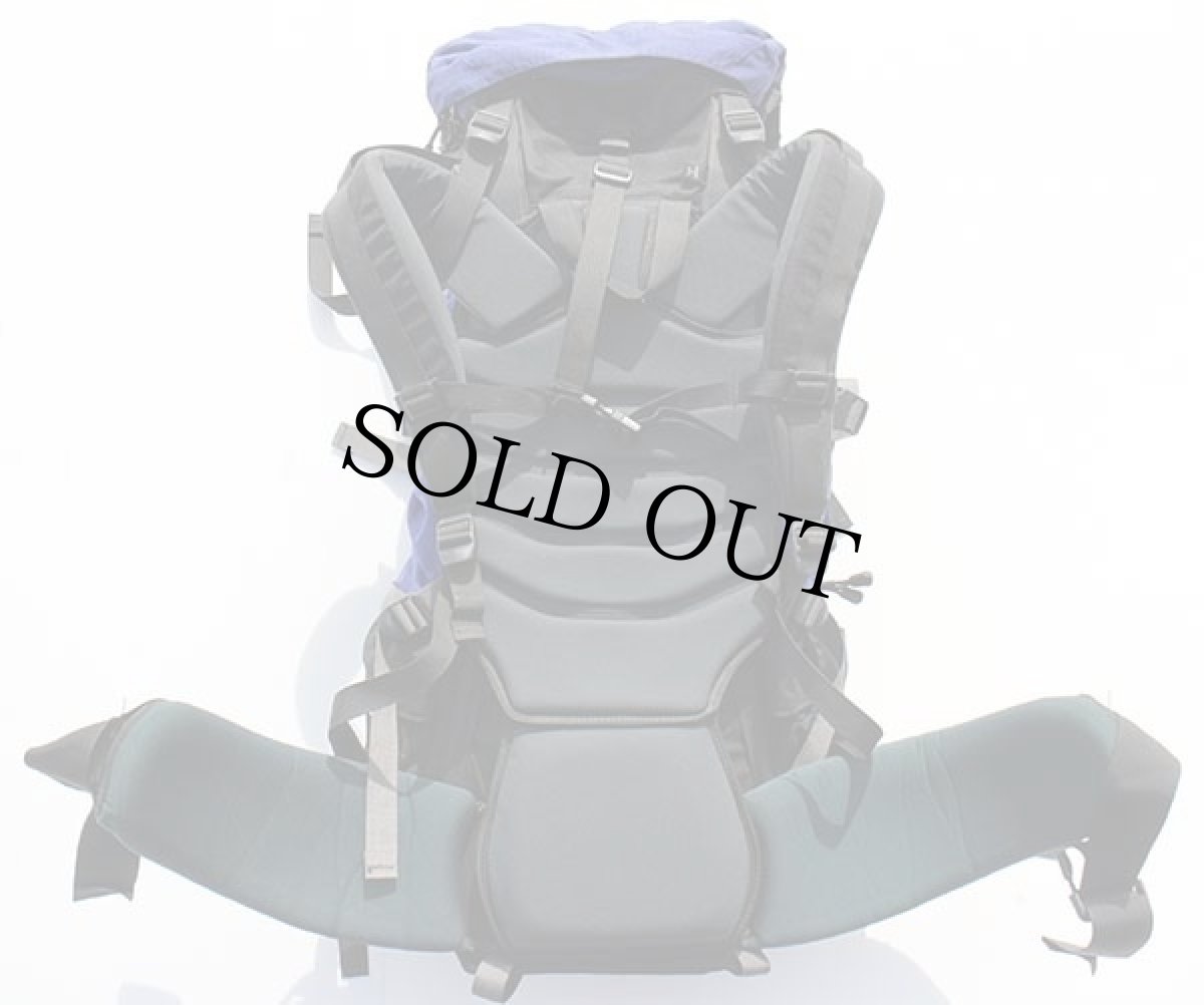 画像2: 90s カナダ製 ARC'TERYXアークテリクス Bora80 フレーム入り バックパック 黒×青紫★リュックサック (2)