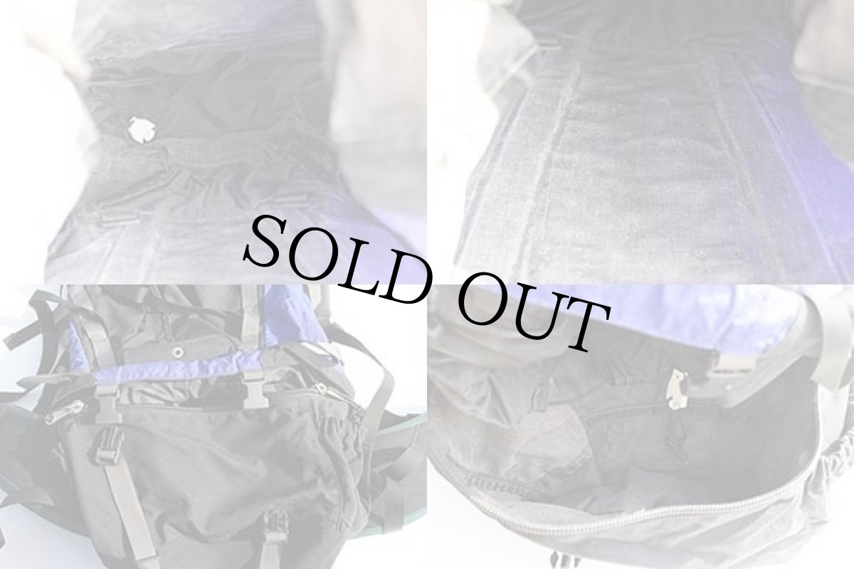 画像6: 90s カナダ製 ARC'TERYXアークテリクス Bora80 フレーム入り バックパック 黒×青紫★リュックサック (6)