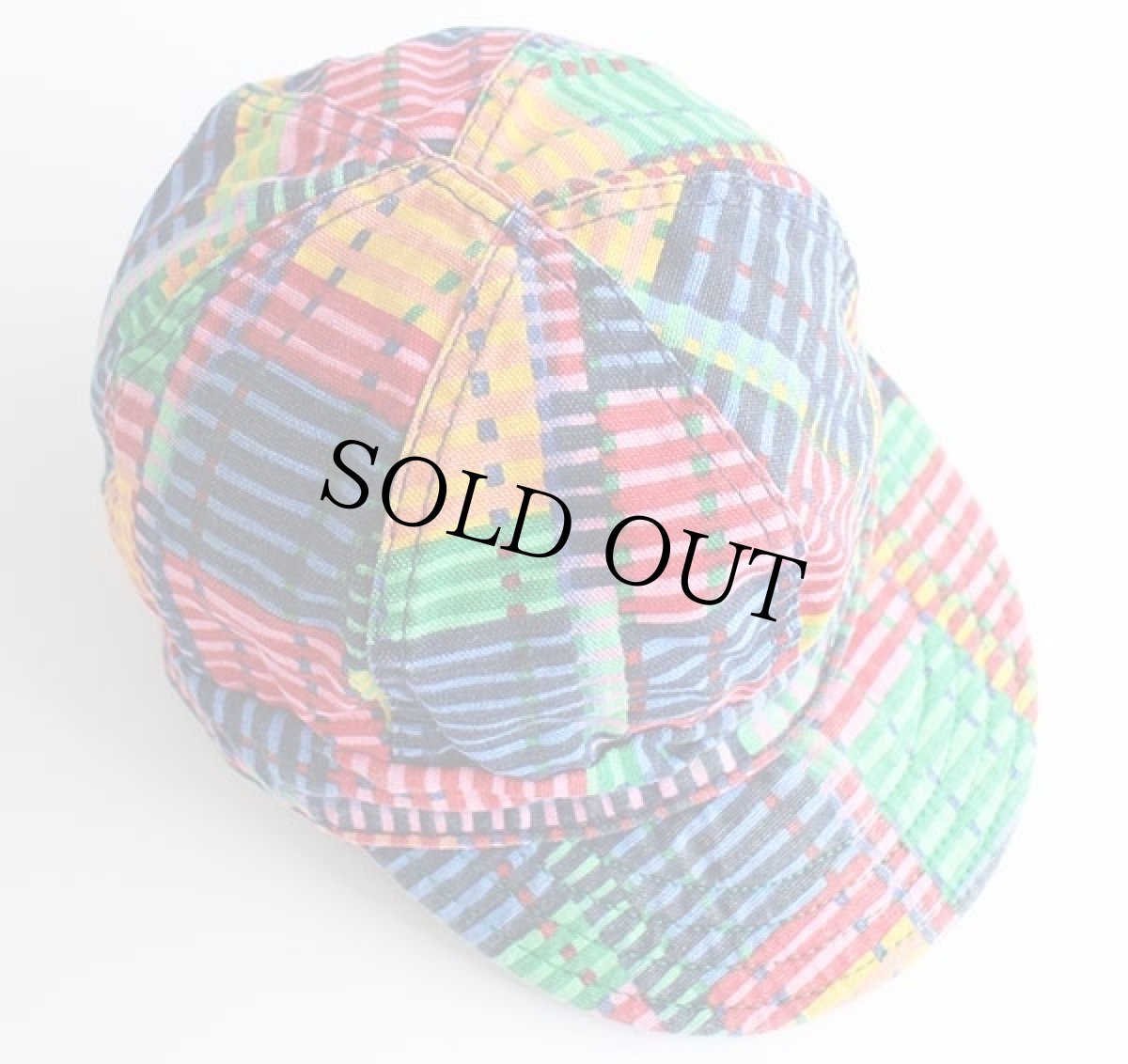 画像3: 70s USA製 KROMER 総柄 コットン ワークキャップ 7 3/8 (3)