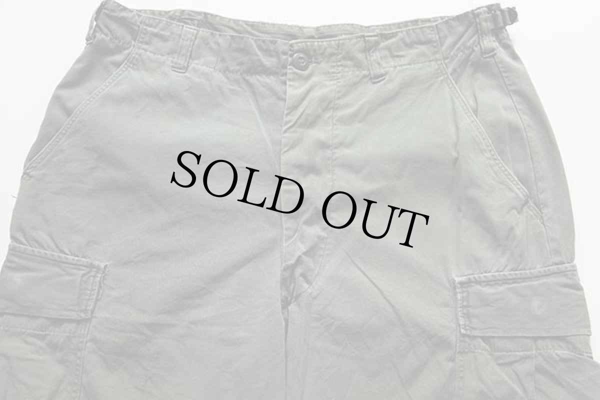 画像3: 60s 米軍 U.S.ARMY ジャングルファティーグパンツ カスタム オリーブグリーン S-S (3)