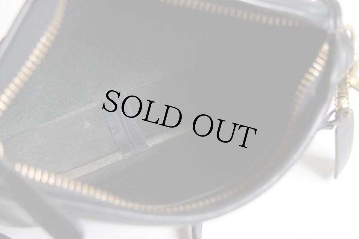 画像6: USA製 COACH オールド コーチ レザー ショルダーバッグ 黒★911 (6)