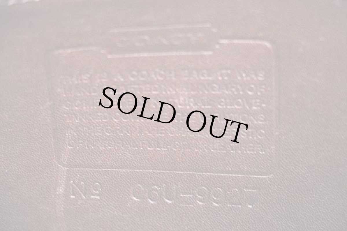 画像3: ハンガリー製 COACH オールド コーチ 2WAY レザー ショルダーバッグ 焦げ茶★C6U-9927 (3)