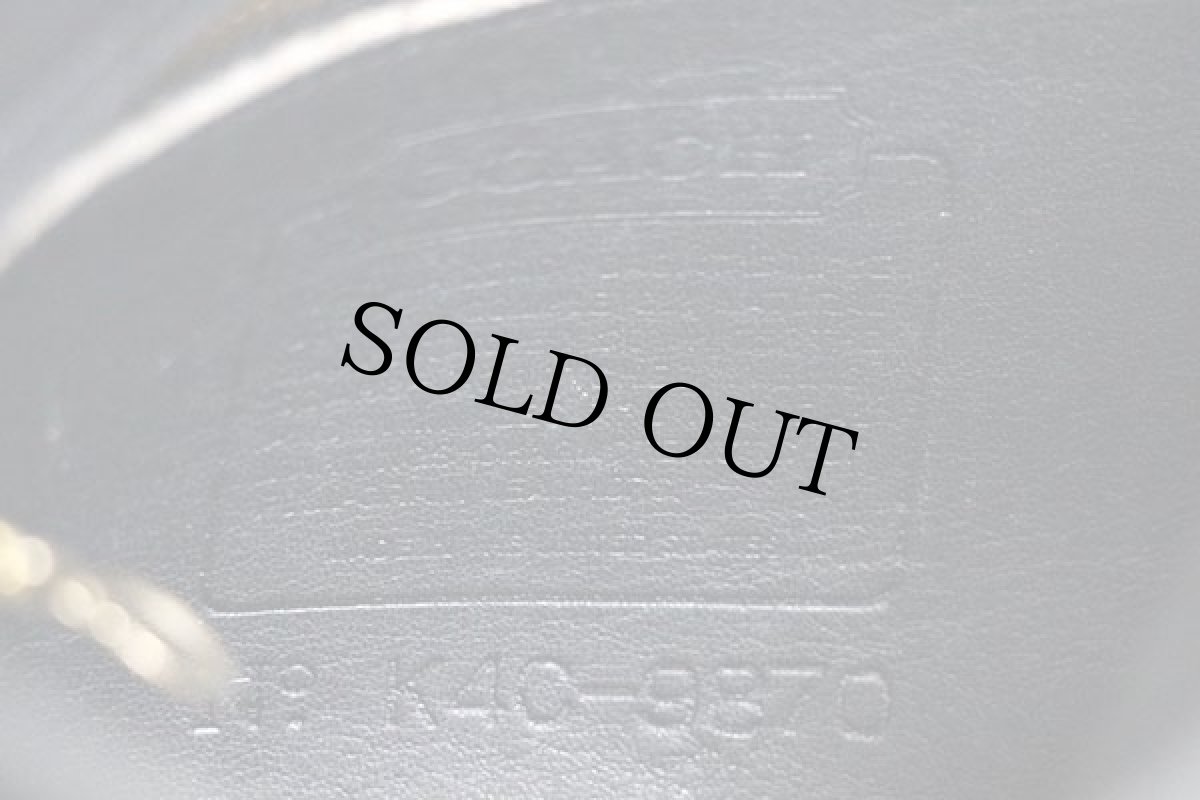 画像3: USA製 COACH オールド コーチ 2WAY レザー ショルダーバッグ チャコールグレー★K4C-9870 (3)