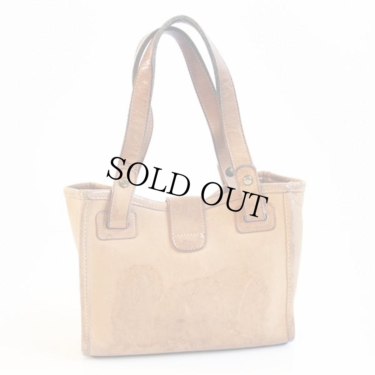 画像2: USA製 COACH オールド コーチ レザー ハンドバッグ タン★5116 (2)