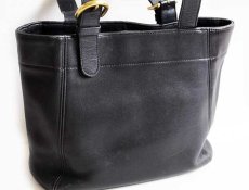 画像2: USA製 COACH オールド コーチ レザー トートバッグ 黒★A7C-4157 (2)