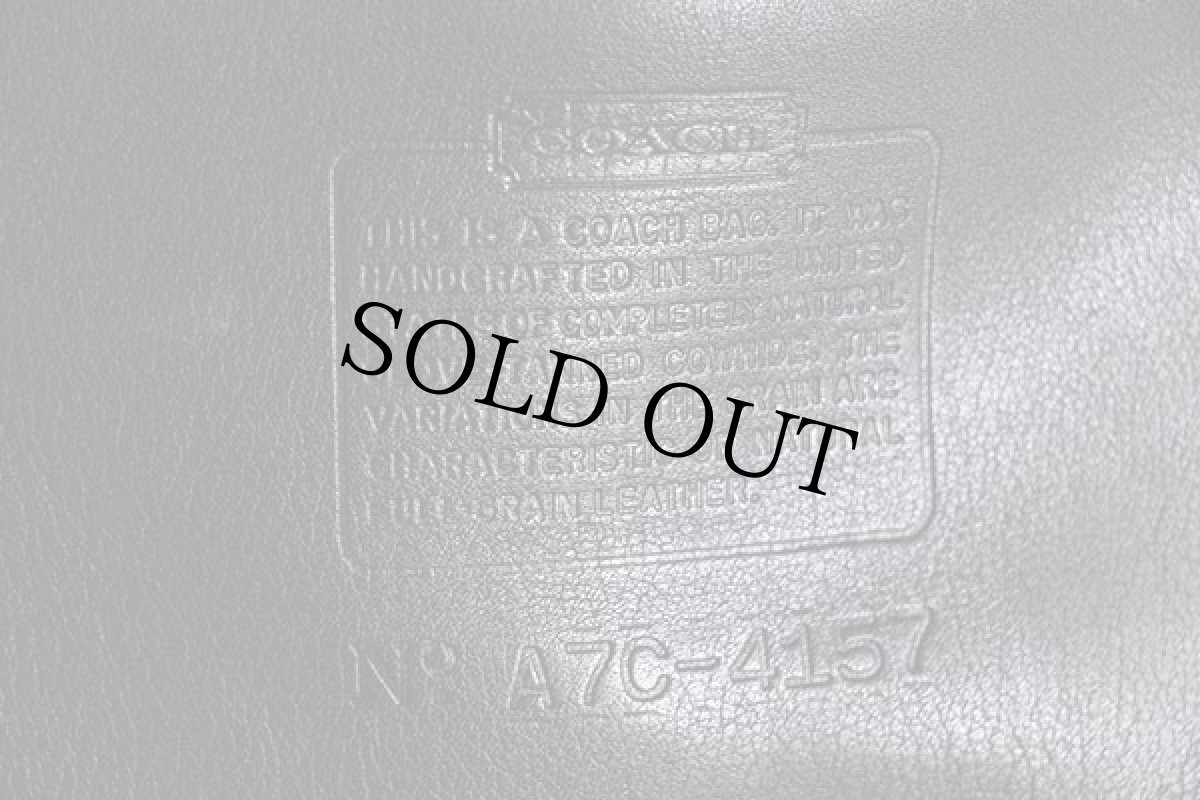 画像3: USA製 COACH オールド コーチ レザー トートバッグ 黒★A7C-4157 (3)