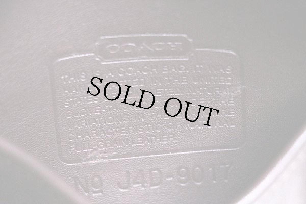 画像3: USA製 COACH オールド コーチ レザー ショルダーバッグ ミニ 焦げ茶★9017 (3)