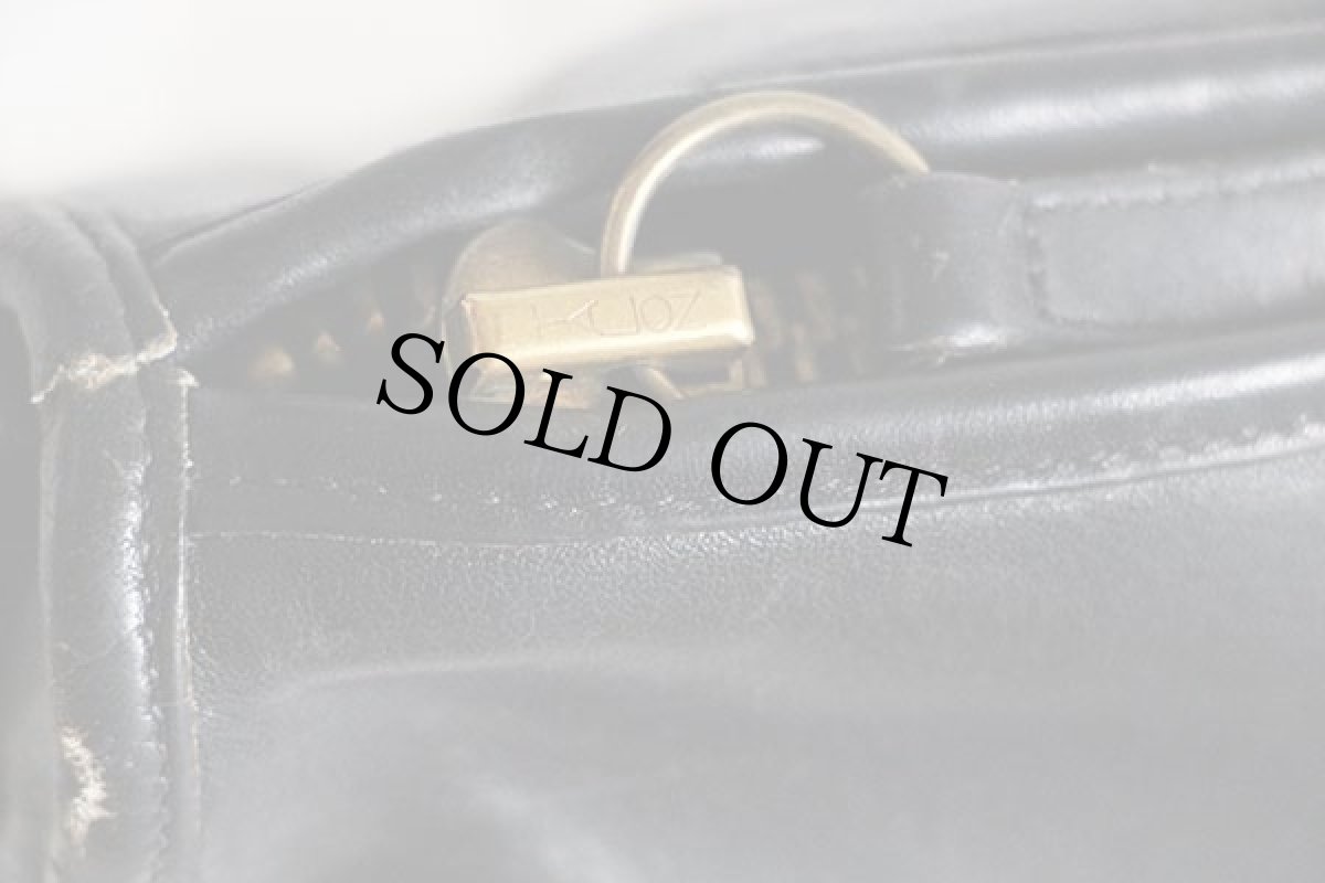 画像4: USA製 COACH オールド コーチ レザー ショルダーバッグ 黒★911 (4)