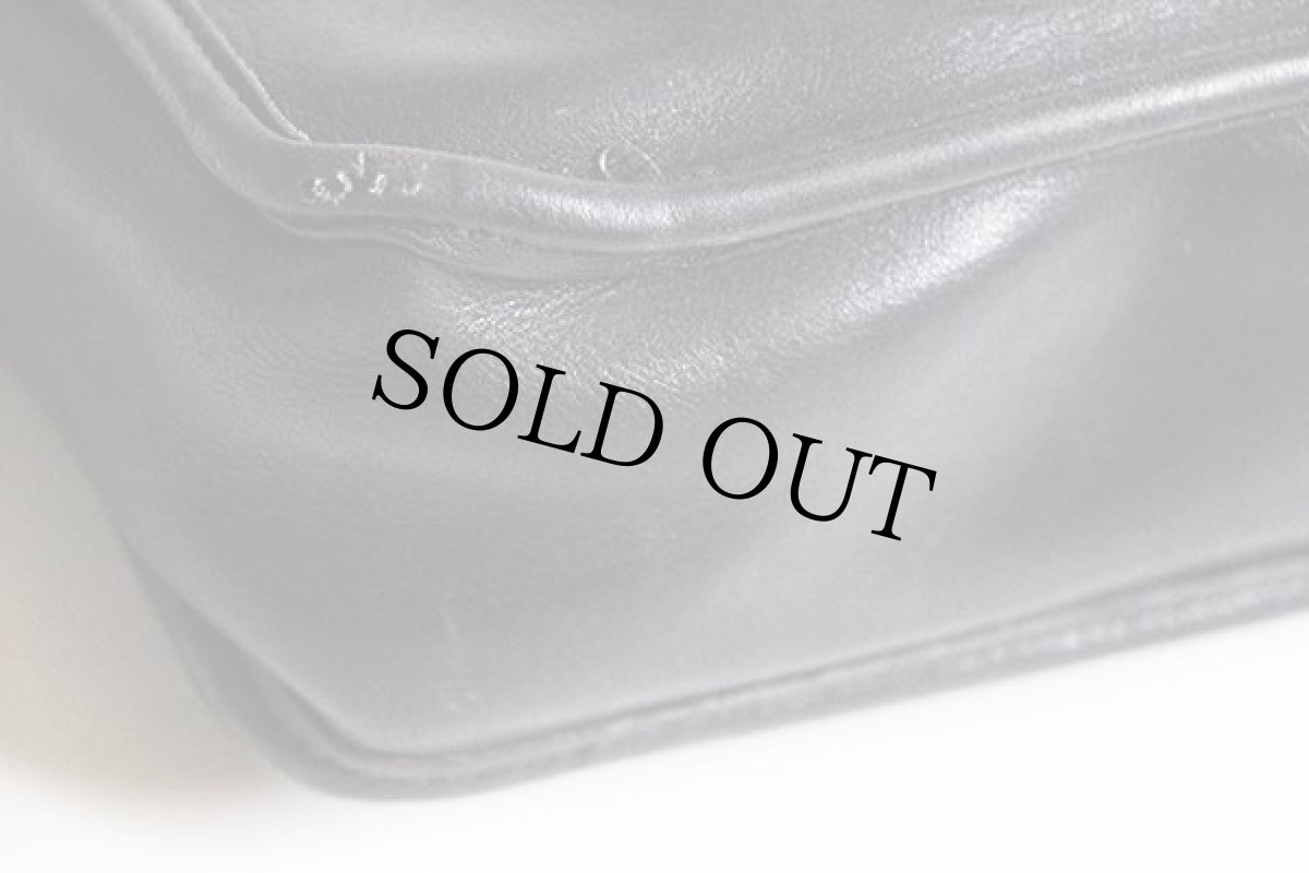 画像8: USA製 COACH オールド コーチ レザー ショルダーバッグ 黒★911 (8)