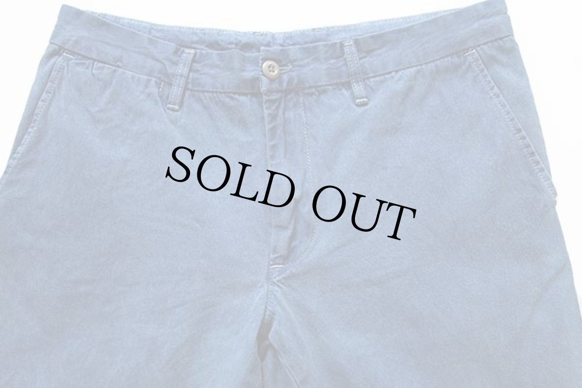 画像2: A.P.C. アーペーセー×carhartt カーハート コットンパンツ 後染め インディゴ w35 (2)