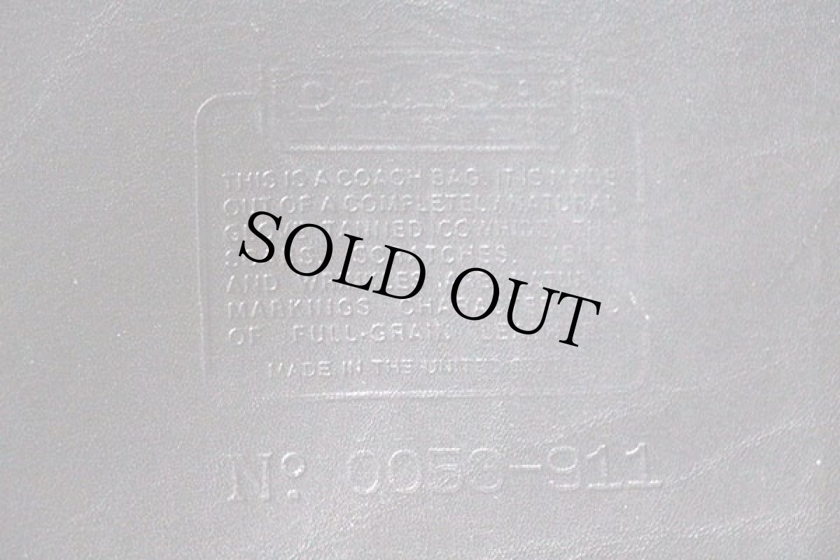 画像3: USA製 COACH オールド コーチ レザー ショルダーバッグ 黒★911 (3)